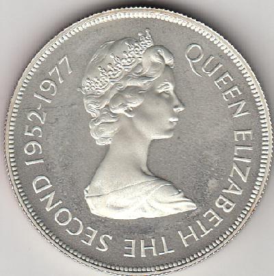 Beschrijving: 25 Pence JUBILEE SHIP